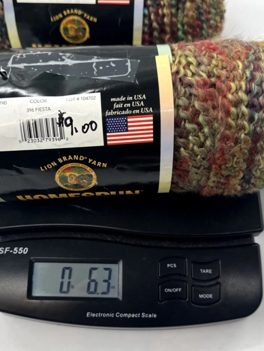 Lion Brand Homespun Yarn Fiesta Lot of 3 Same Color 6 oz 185 yds Each Skein NEW - Picture 8 of 11